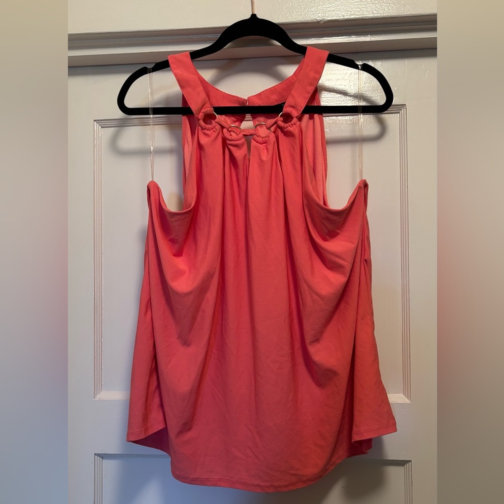 Coral Sleeveless Women's Top